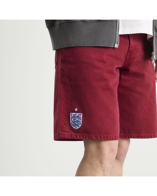 Levi's Red England 478 Baggy Shorts for men