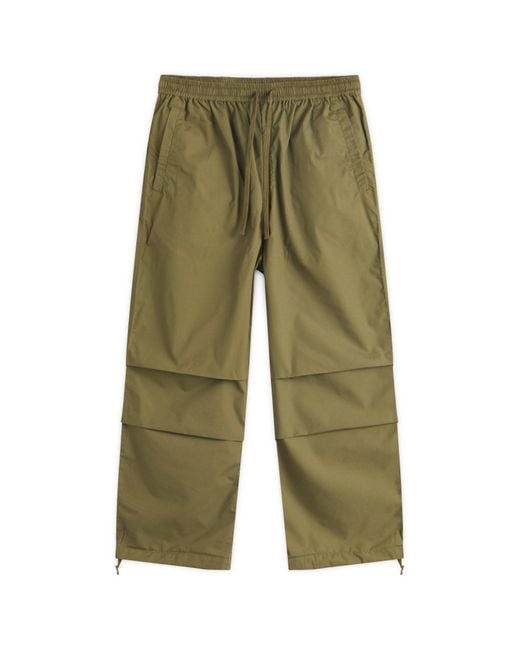 Universal Works Green Recycled Poly Tech Parachute Pant for men