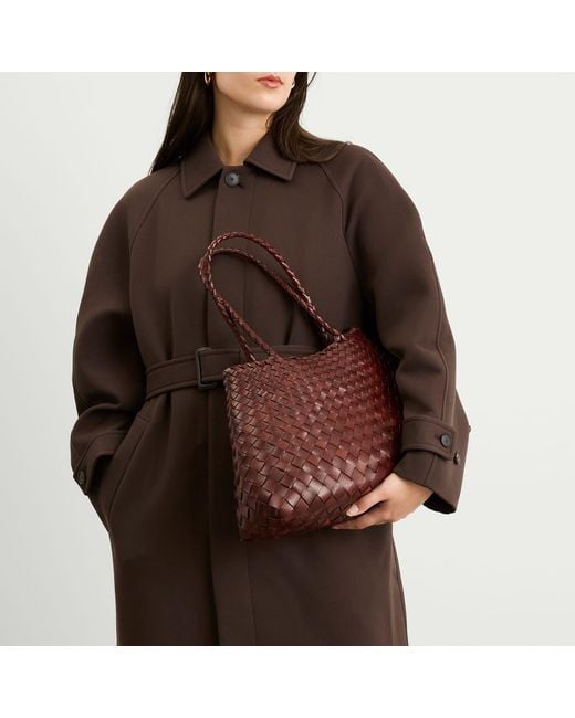 Dragon Diffusion Brown Santa Croce Large Bag