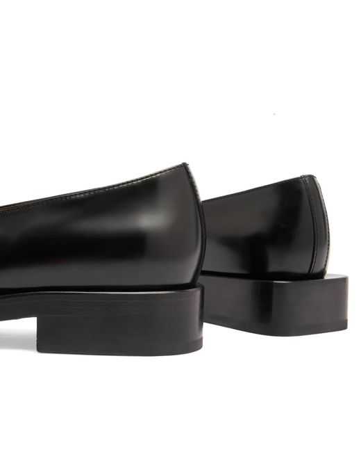 Jacquemus Black Leather Loafer for men