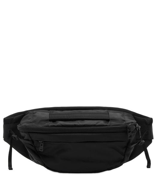 F/CE Black Recycled Twill Tactical Waist Bag for men
