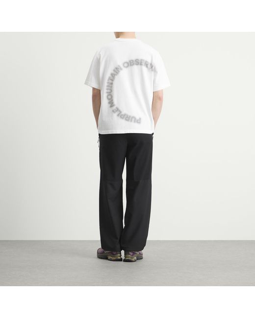 Purple Mountain Observatory White Orbital T-Shirt for men