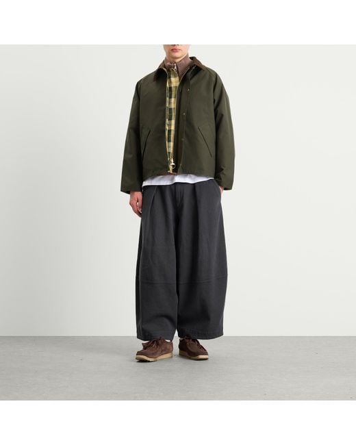 Barbour Green Os Reversible Transporter Casual Jacket for men