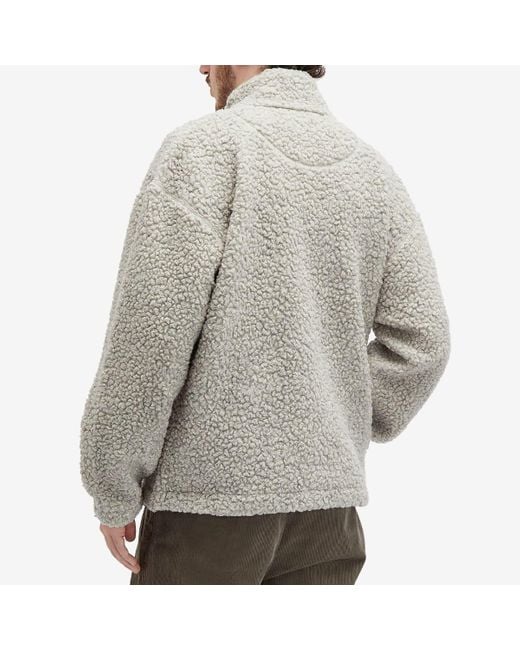 Folk Gray Overhead Fleece for men