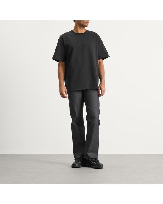 FRIZMWORKS Black Og Double Rib T-Shirt for men