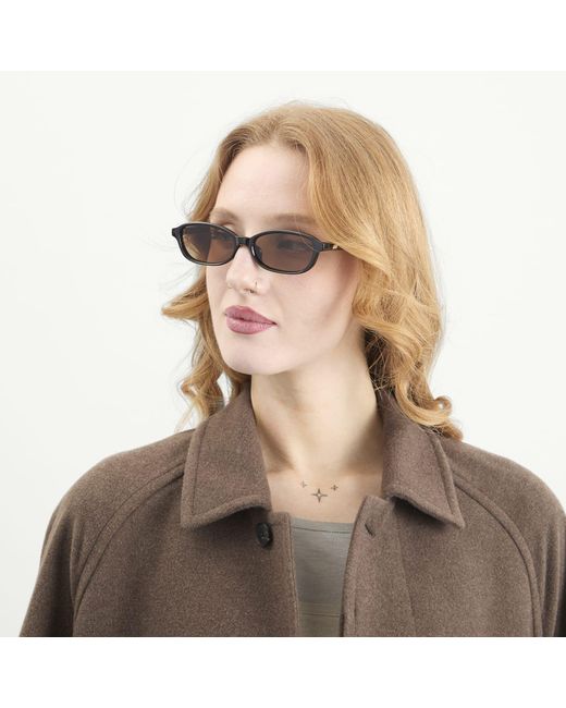 Le Specs Metallic Honey Pot Sunglasses