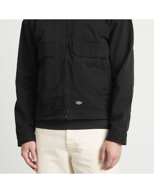 Dickies Black Fort Smith Trucker Jacket for men