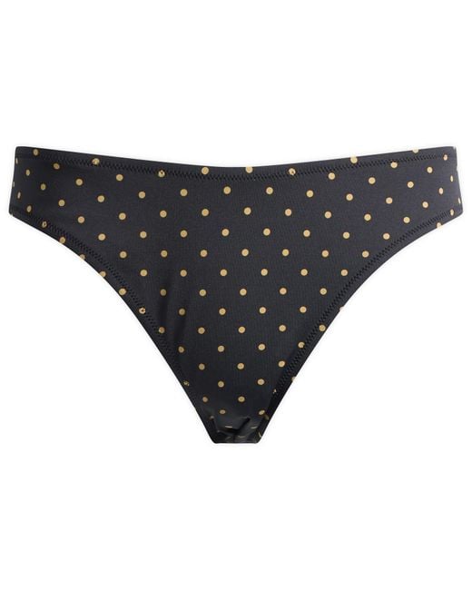 Fruity Booty Black Celine Polka Bikini Bottoms