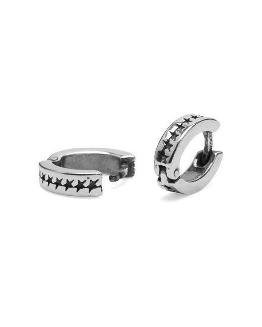 Twojeys White Icon Link Earrings