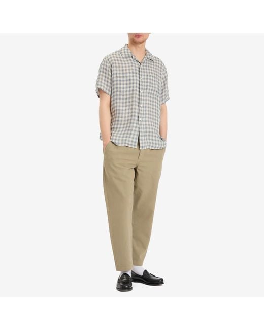 Wax London Natural Kurt Twill Trousers for men