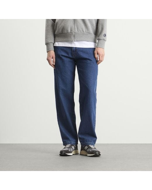 Stan Ray Blue Wide 5 Denim Jeans for men