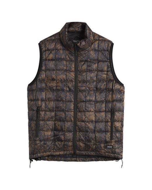 Taion Gray Mountain 800Fp Zip Light Down Vest for men