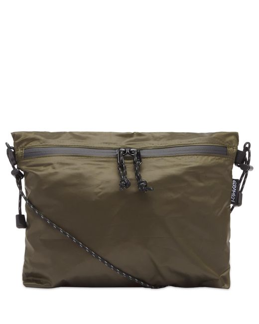 Gramicci Green Micro Ripstop Sacoche Bag for men