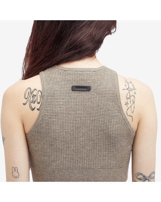 Fear Of God Brown Waffle Sport Tank Top