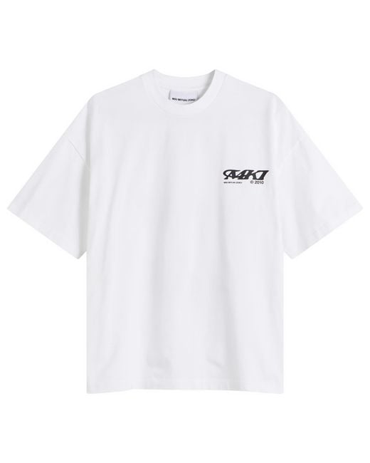 MKI Miyuki-Zoku White Stack T-Shirt for men