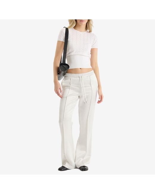 J.W. Anderson White Drawstring Waist Trousers