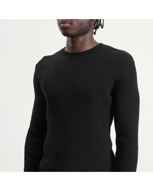 Our Legacy Black Silk Compact Roundneck for men