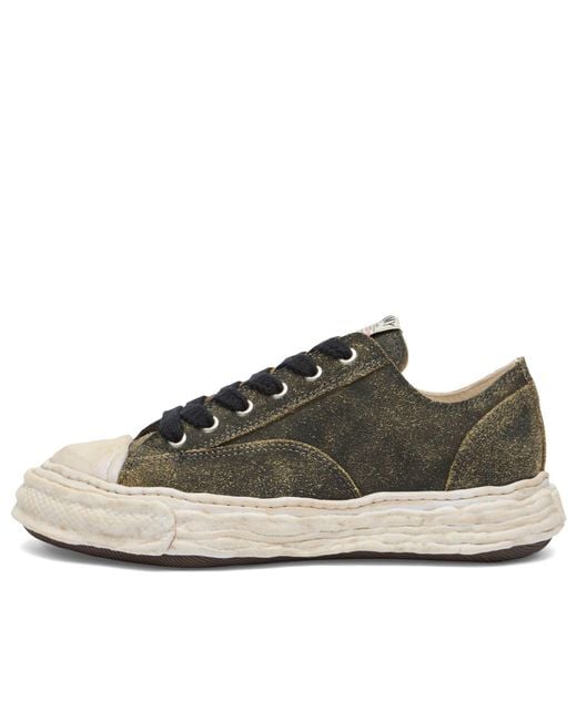 Maison Mihara Yasuhiro Brown Peterson 23 Vintage Suede Low-Top for men