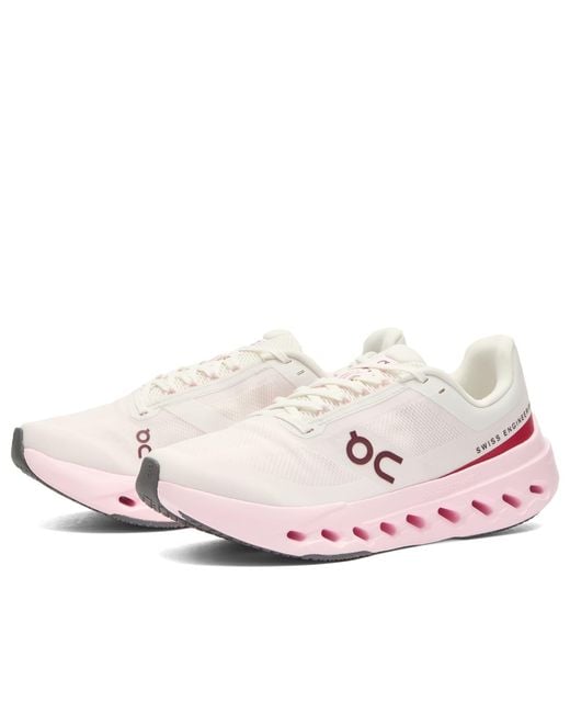 On Shoes Pink Cloudsurfer Next Sneaker