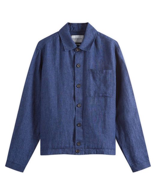 Oliver Spencer Blue Milford Jacket for men