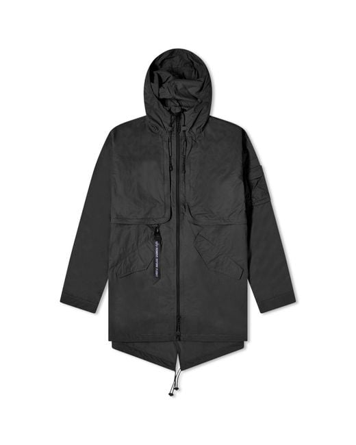 Alpha Industries Black Uv Fishtail Jacket for men