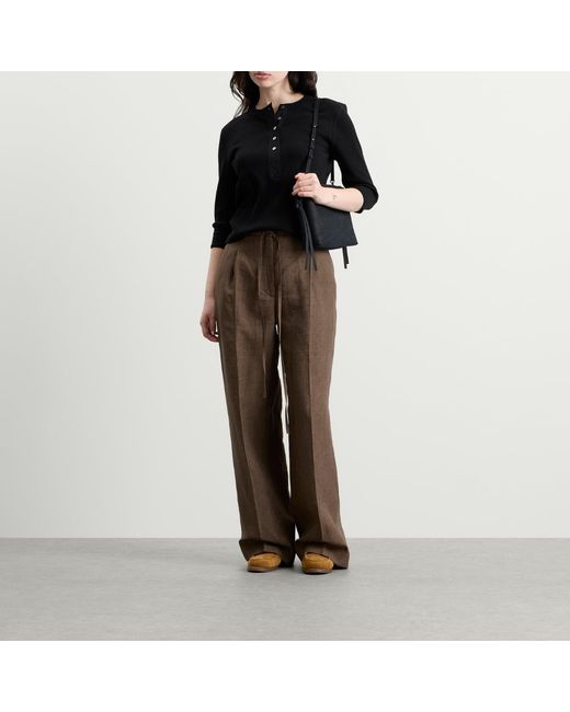 Rohe Brown Relaxed Drawstring Trousers