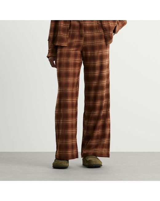 4th & Reckless Brown Tove Check Trousers