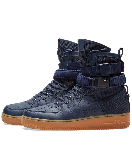 Nike Sf Air Force 1 Boot in Blue for Men | Lyst