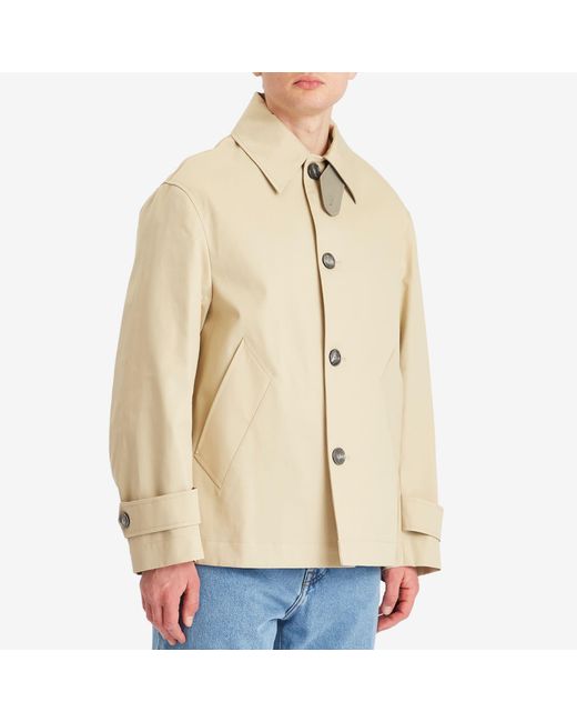 AMI Natural Button Cotton Jacket for men