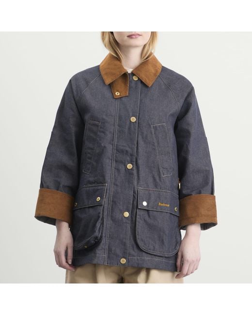 Barbour Blue Asker Casual Jacket
