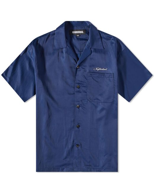 Neighborhood Blue Signature Hawaiian Shirt for men