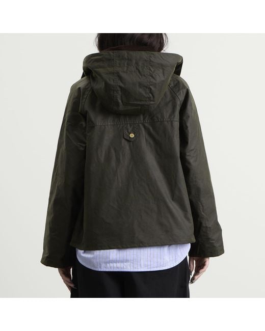 Barbour Black Carville Wax Jacket