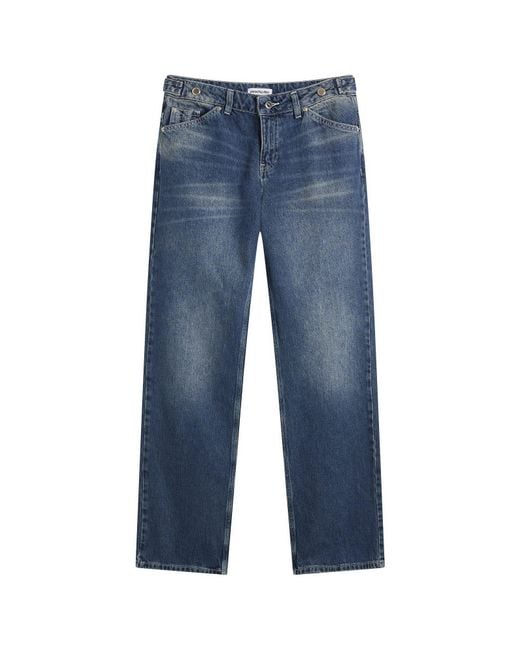 Peachy Den Blue Goldie Wide Leg Jeans