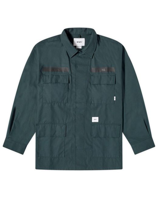 (w)taps Green 17 Shirt Jacket for men