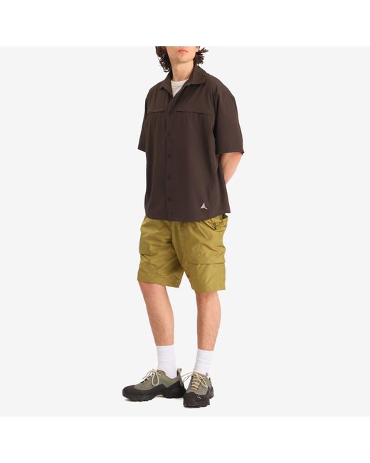 Roa Brown Dot Air Shirt for men