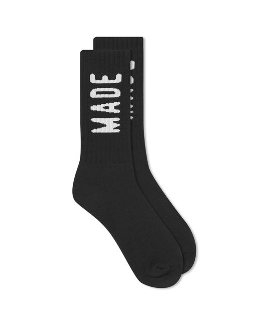 Human Made Black Hm Logo Sock for men