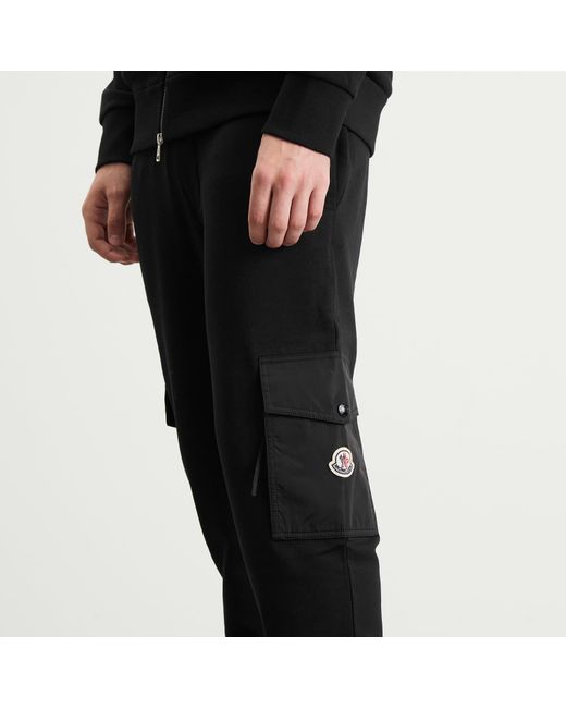 Moncler Black Patch Sweatpant for men