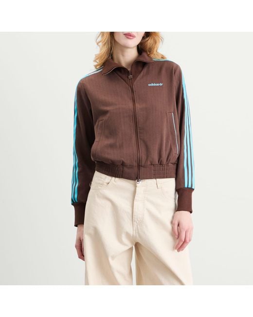 Adidas Brown Tailored Track Top
