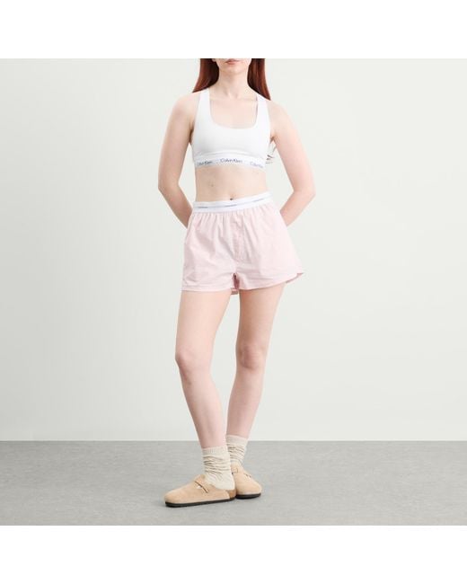 Calvin Klein White Icon Unlined Bralette