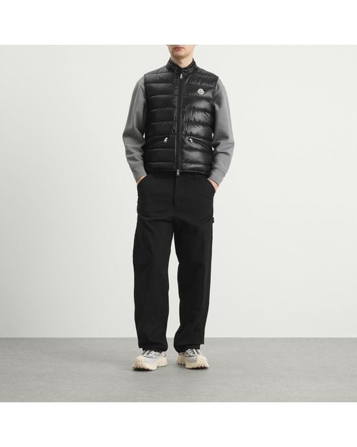 Moncler Black Gui Gilet for men