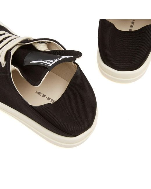 Rick Owens Black Mule Denim Sneakers