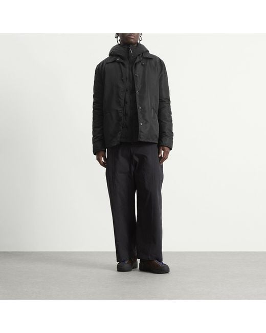 Junya Watanabe X C.P. Company Nylon Twill Goggle Jacket in Black