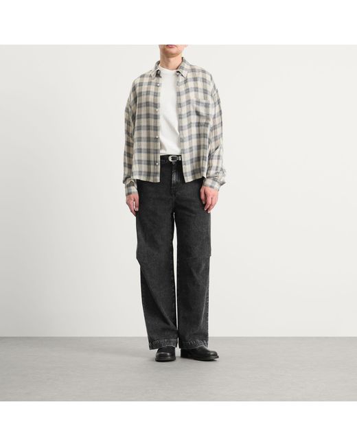 Won Hundred Gray Conrad Wide Cord Pants for men