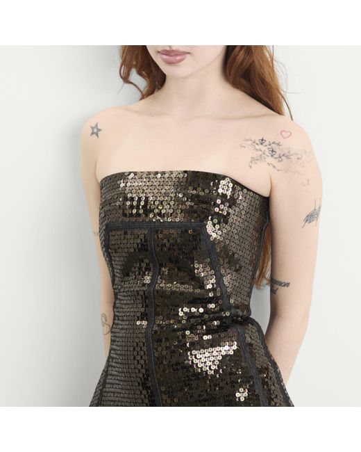 Rick Owens Black Bustier Top