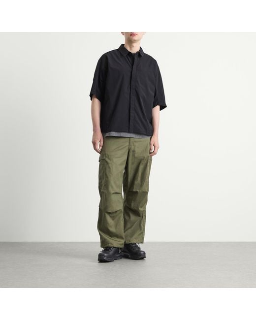 Nike Black Tech Helios Dri-Fit Short Sleeve Shirt for men