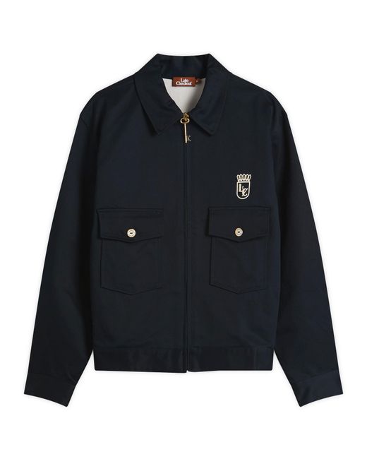 Late Checkout Blue Work Jacket for men