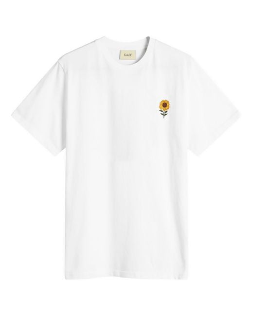 Forét White Tournesol T-Shirt for men