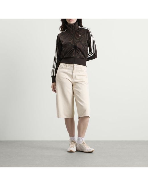 Adidas Black Satin Firebird Track Top