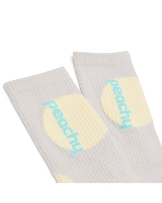 Peachy Den Multicolor Oversized Sports Sock Presented By End