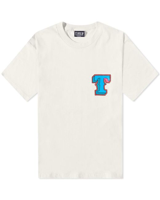 Tired Skateboards White Clown T-Shirt for men